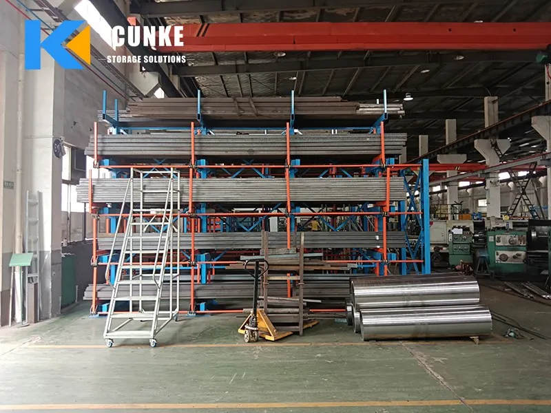 Mid Duty Roll Out Cantilever Rack manufacturer Mid Duty Roll Out Cantilever Rack manufacturer